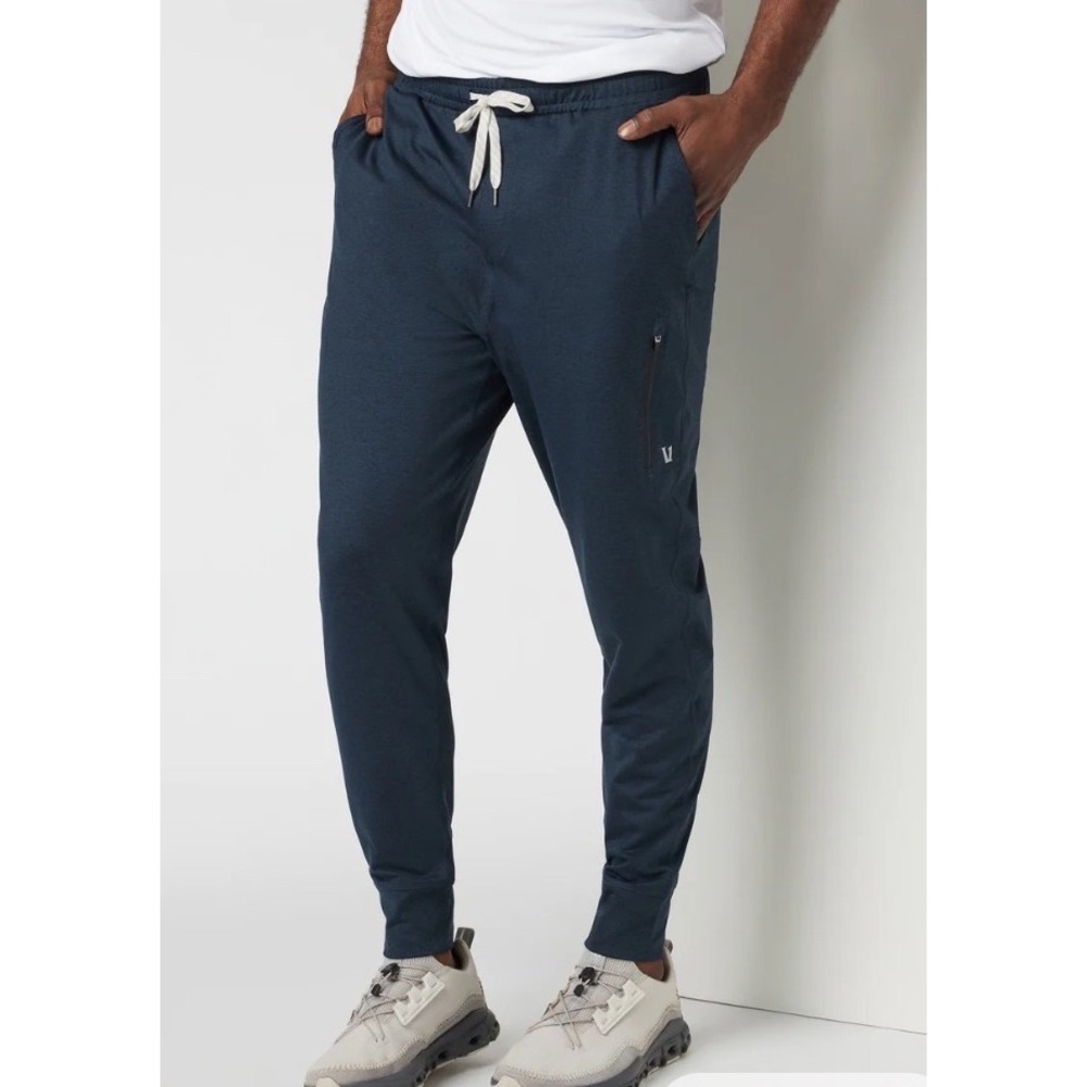 Vuori Men's Sunday Performance Jogger Ink Heather Medium New With Tags